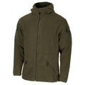 MFH in stile militare con cappuccio con cappuccio olivo con cappuccio tattico dell'esercito pieno zip escursionismo nuovo