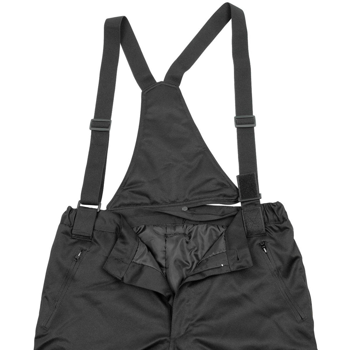 Pantaloni invernali MFH Polar Rinforzo al ginocchio a 2 strati Impermeabile antivento Nero