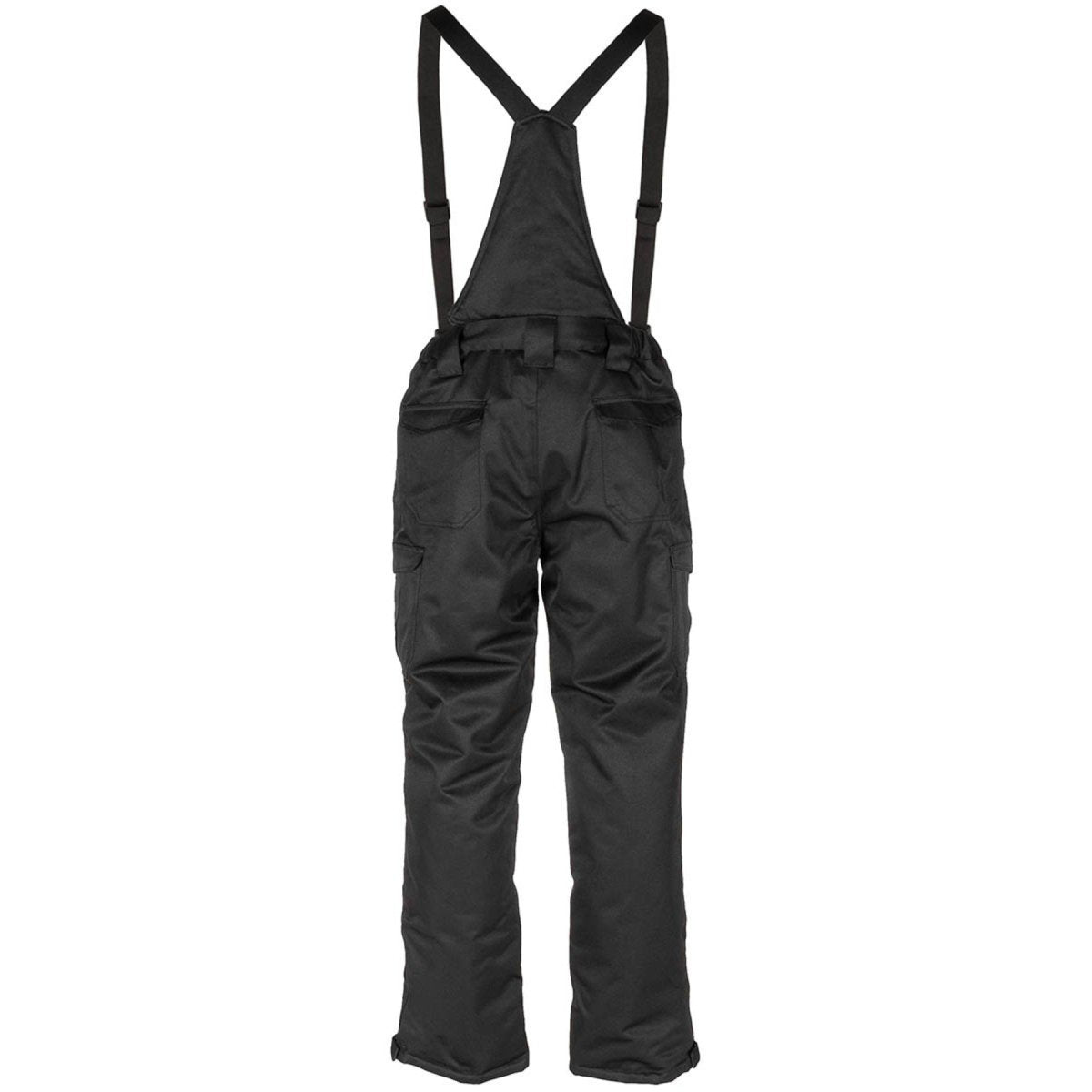 Pantaloni invernali MFH Polar Rinforzo al ginocchio a 2 strati Impermeabile antivento Nero