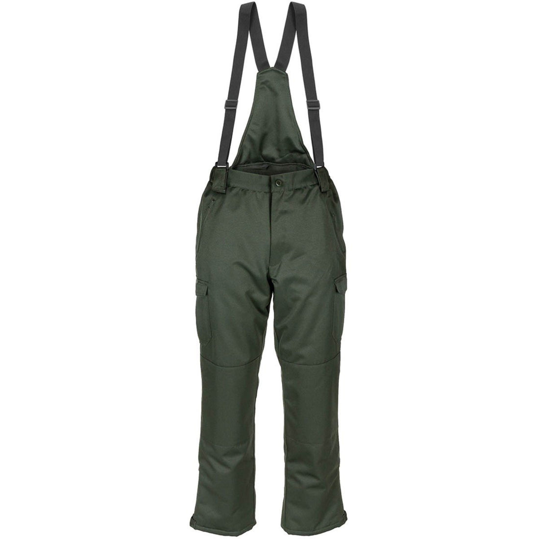 Pantaloni invernali MFH Polar 2 strati impermeabili antivento rinforzati al ginocchio oliva