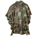 Poncho MFH Cappuccio regolabile Tessuto RipStop impermeabile antivento Cuciture saldate