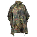 Poncho MFH Cappuccio regolabile Tessuto RipStop impermeabile antivento Cuciture saldate