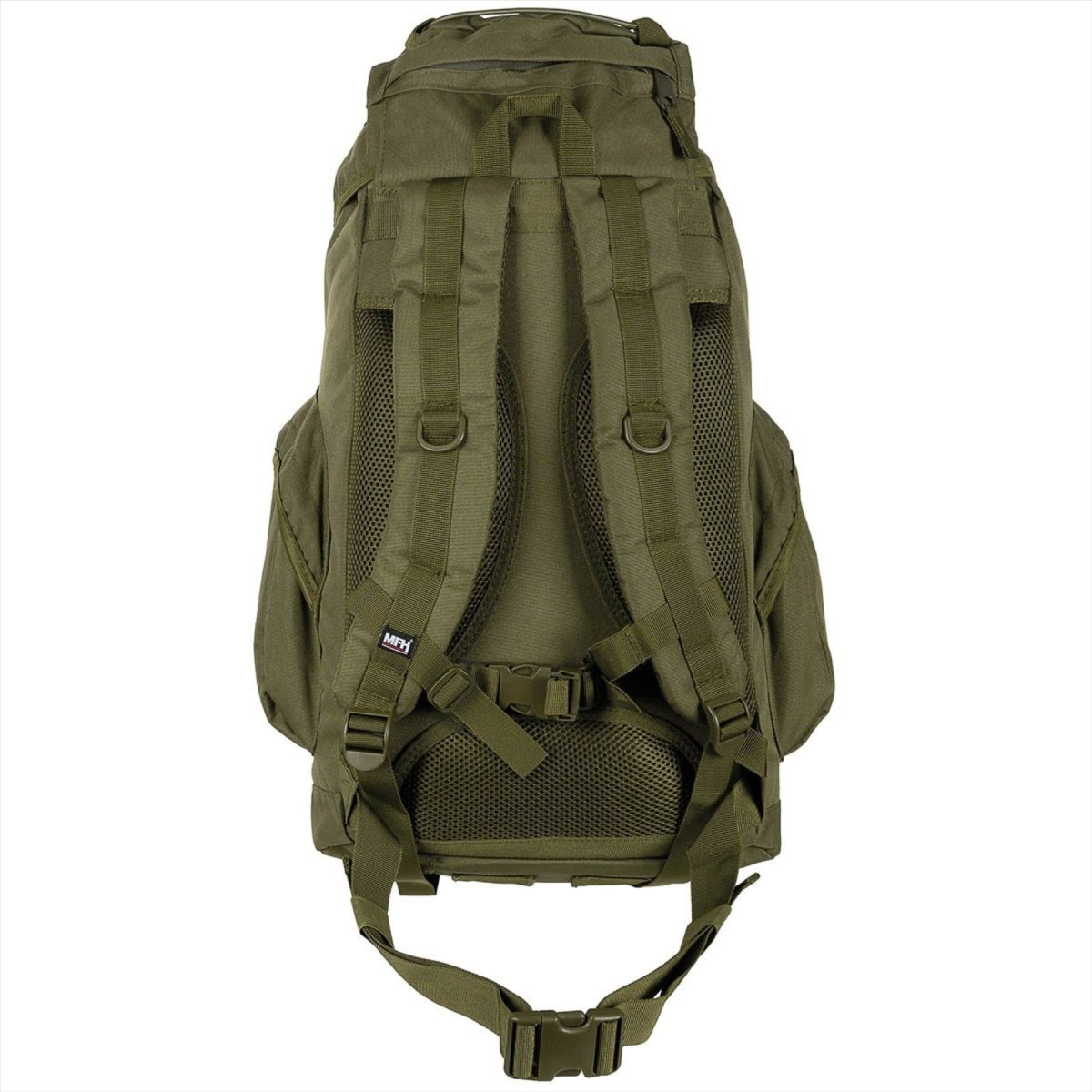 MFH Recon III Backpack tattico 35L Oliva regolabile retro