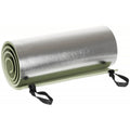 MFH Materassino per dormire in schiuma EVA rivestito in alluminio con cinturino elastico verde