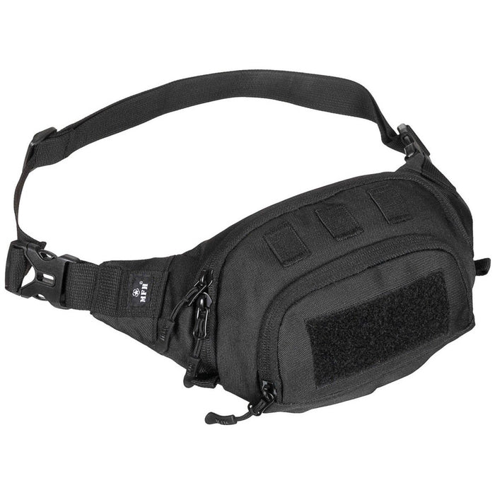 Marsupio tattico MFH Cintura regolabile da 1,8 litri Tasche multiple da 120 cm Nero - GoMilitar