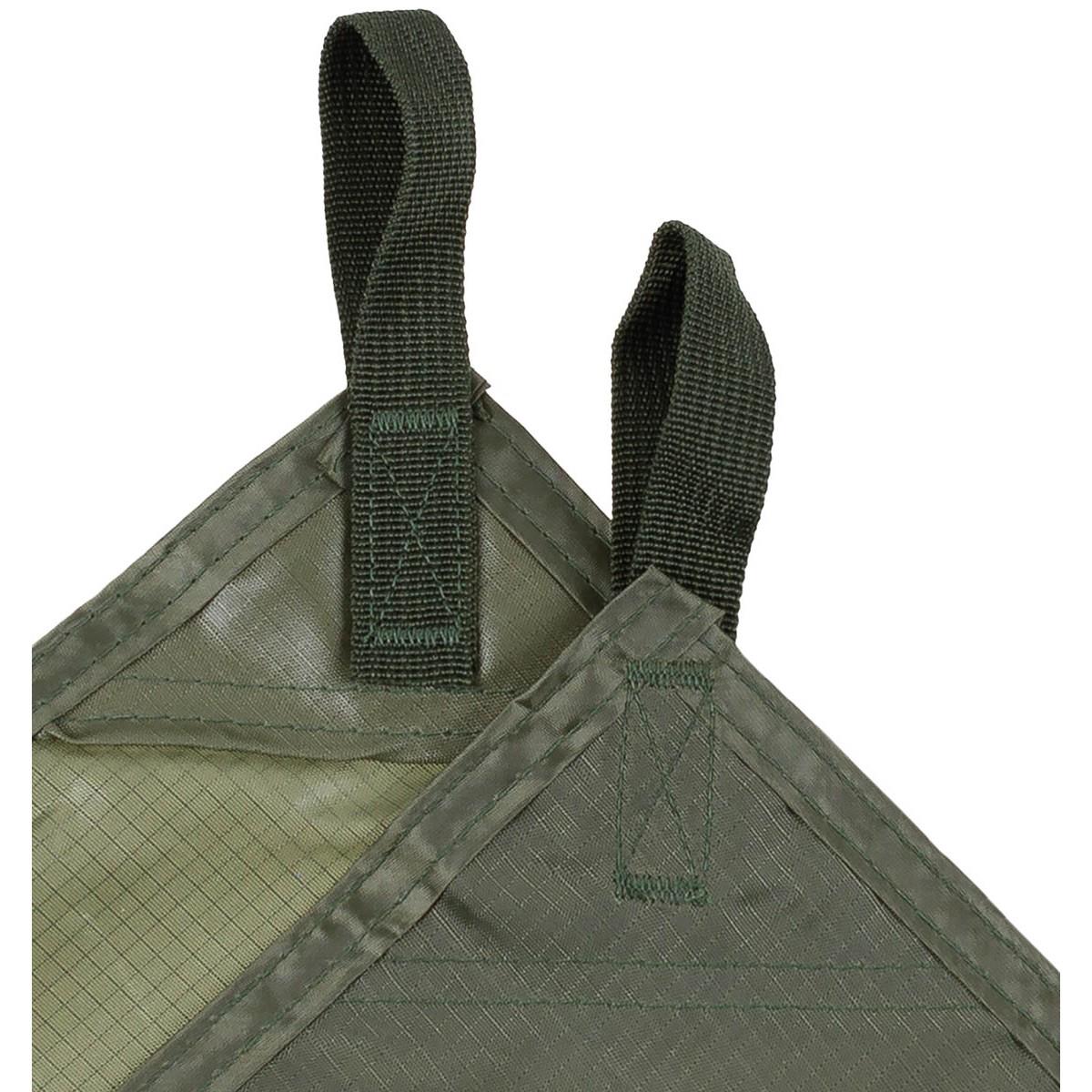 MFH Tarp Extreme Tarpaulin 3x3m Riparo impermeabile Tenda antivento Parasole