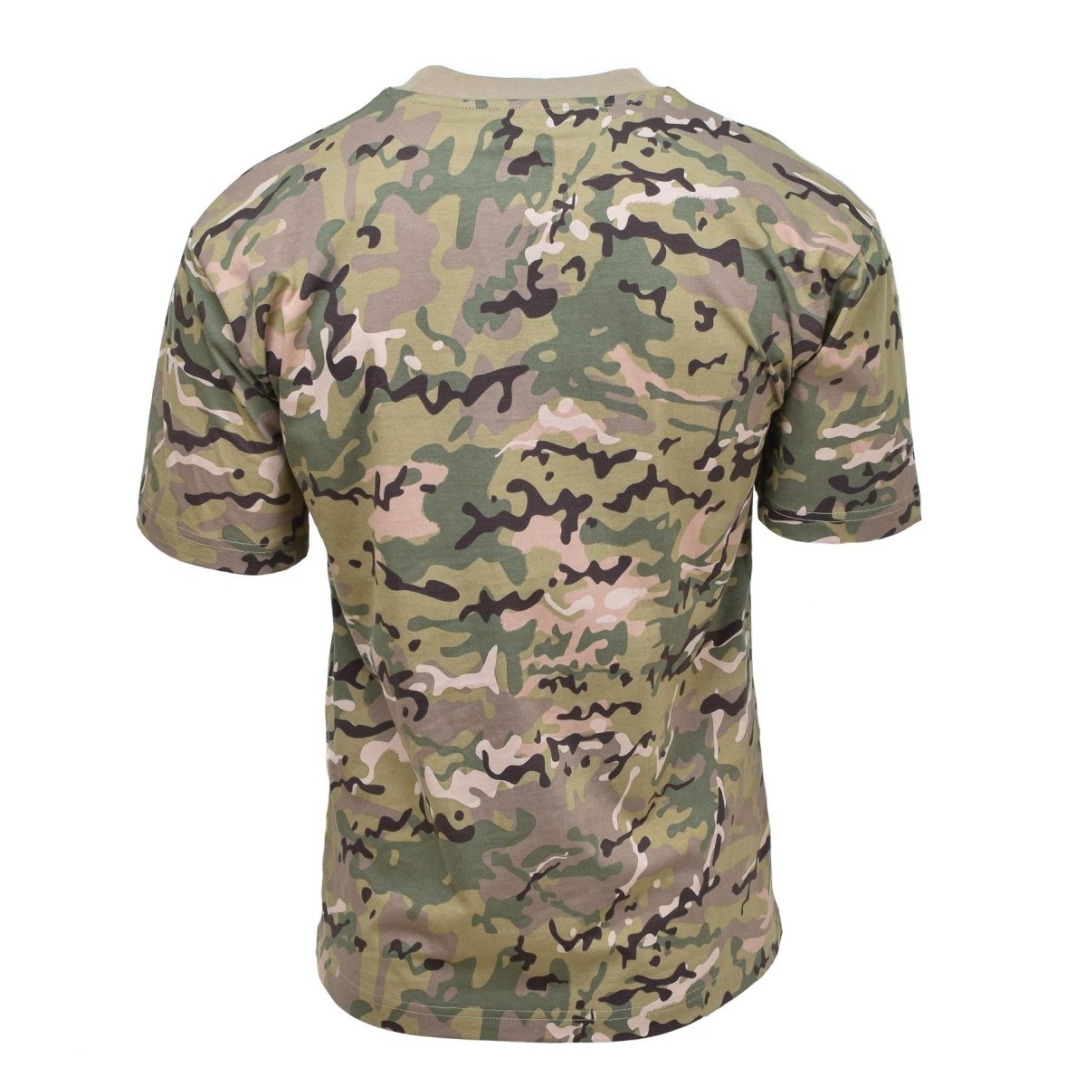 T-shirt in stile esercito statunitense MFH Operazione a manica corta Camo Lightweight traspirante