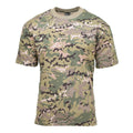 T-shirt in stile esercito statunitense MFH Operazione a manica corta Camo Lightweight traspirante