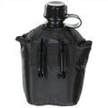 MFH USA MILITALE MILITALE MENTI PLASCA 1L Clip a vite a vite Allegato BPA Nero