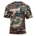 MFH USA US MILITARE MILITÀ SHATH SHIRT SHIRT WOODLAND CAMOUFFAGI
