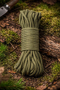 Corda multiuso MFH 5 mm 15 m per sopravvivenza all'aperto Bushcraft OD verde