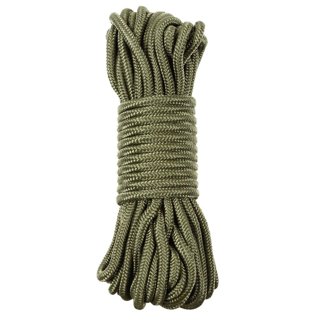 Corda multiuso MFH 5 mm 15 m per sopravvivenza all'aperto Bushcraft OD verde
