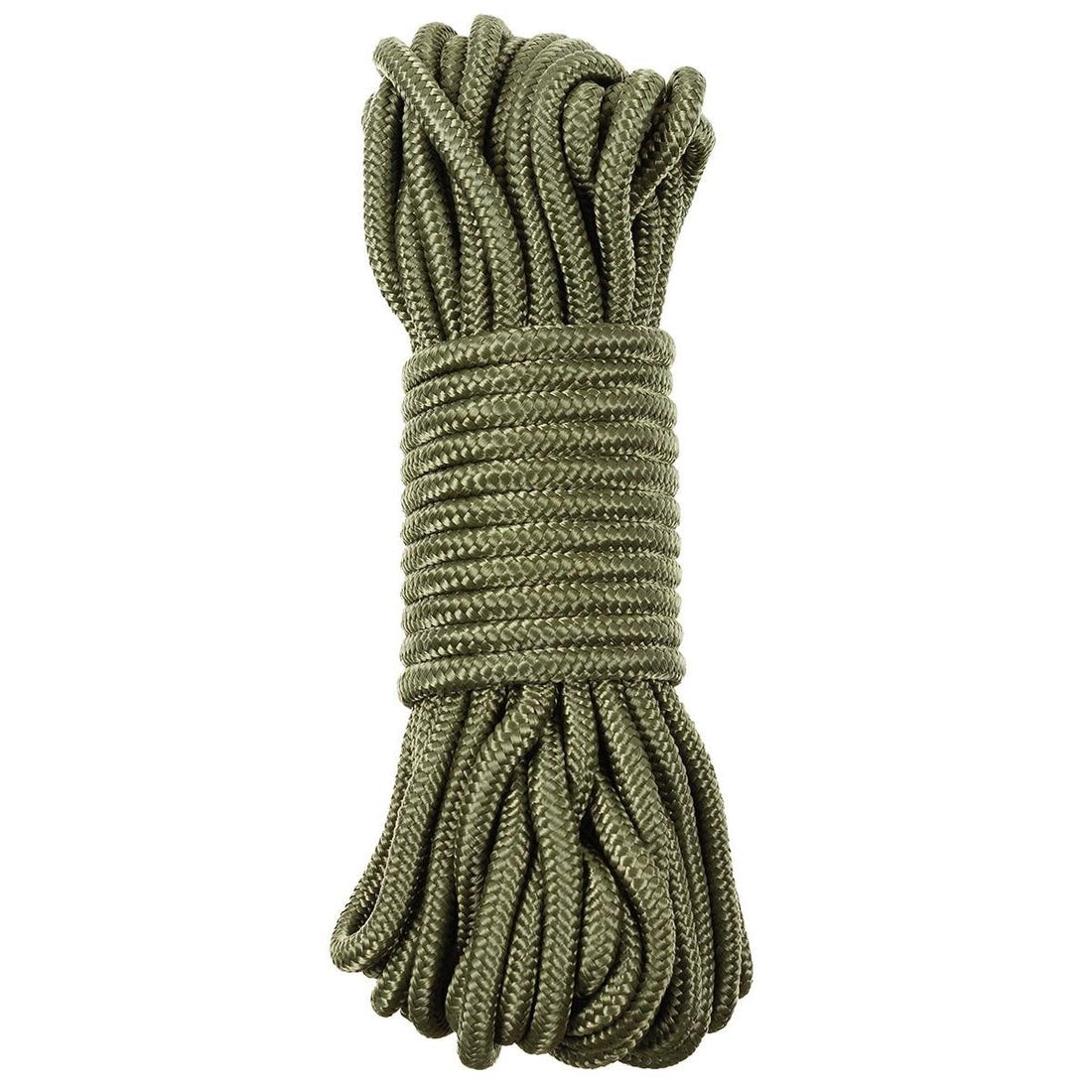 Corda multiuso MFH 5mm-7mm 15m Cavo per esterni in polipropilene resistente OD verde