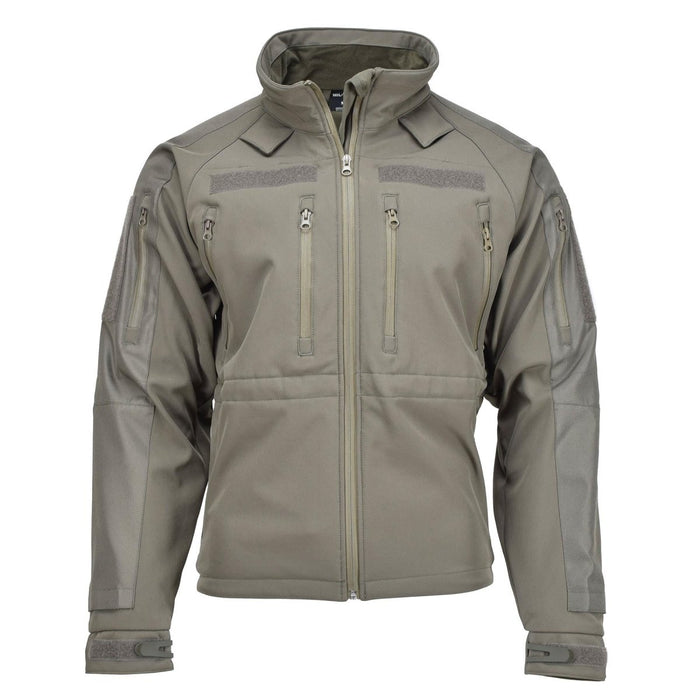 Giacca activewear MIL-TEC antivento soft shell comfort termico capispalla da escursionismo - GoMilitar