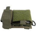 Mil-TEC Caschia ad amministrazione MOLLE Attaccamento Flashlight Pennebook Pocket Olive