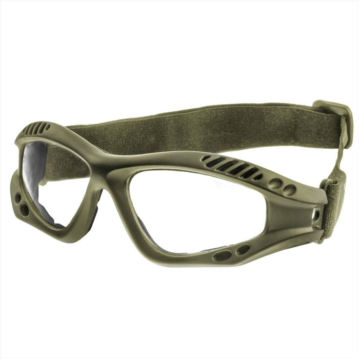 Occhiali tattici MIL-TEC AIR PRO COMMANDO Lenti trasparenti Antigraffio Antiappannamento - GoMilitar