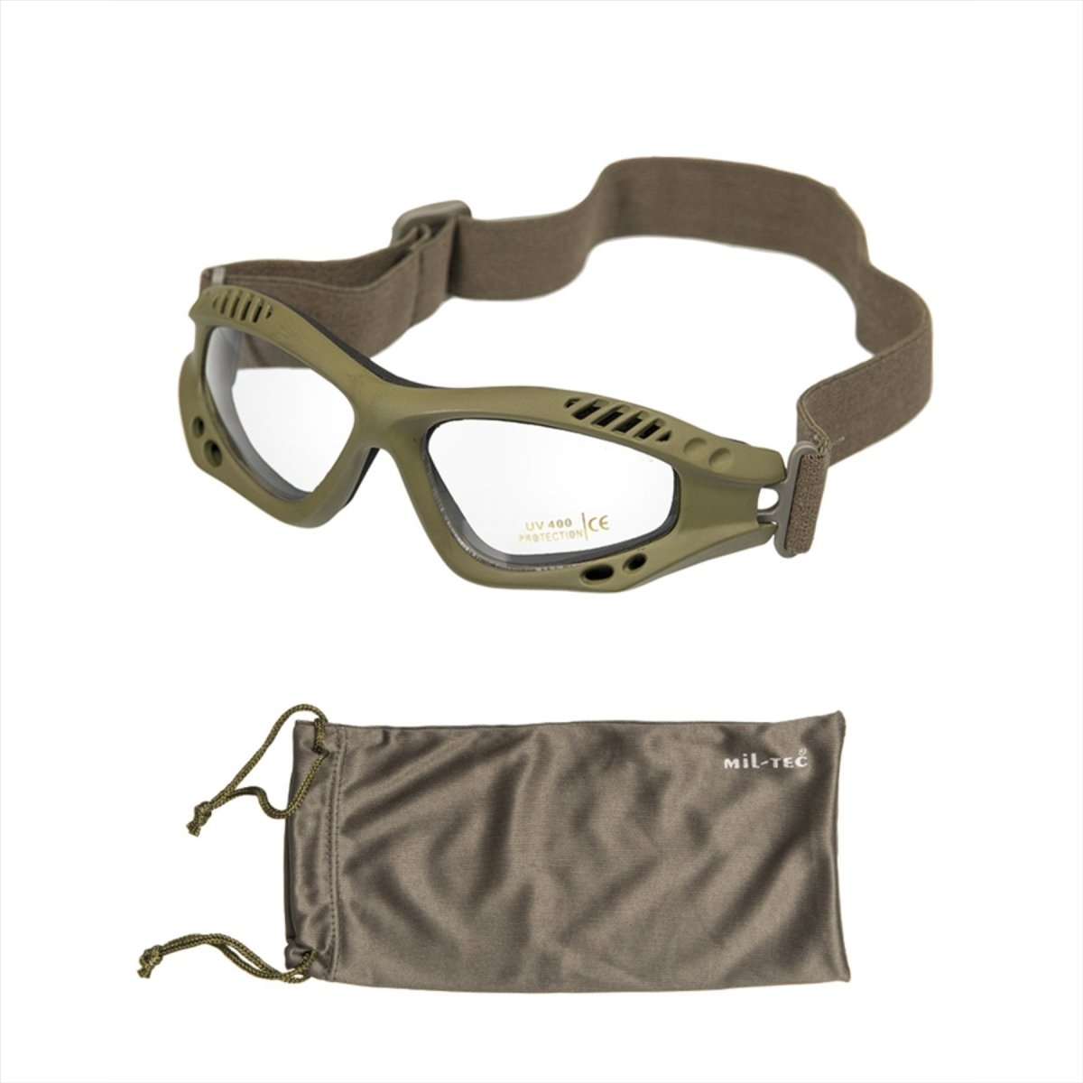 Mil-Tec Air Pro Commando Goggles Clear Lens Anti Scratch Anti Fog