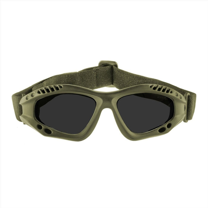 Occhiali tattici MIL-TEC AIR PRO COMMANDO Lenti fumé Antigraffio Antiappannamento - GoMilitar