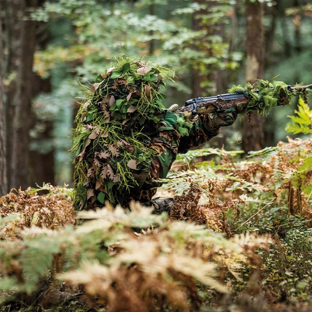 Pacchetto mimetico multiuso MIL-TEC Ghillie leggero 315 elementi fogliari