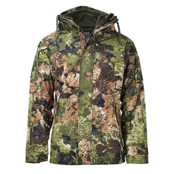 MIL - TEC army rain wet weather jacket Gen II with fleece liner waterproof hooded - GoMilitar
