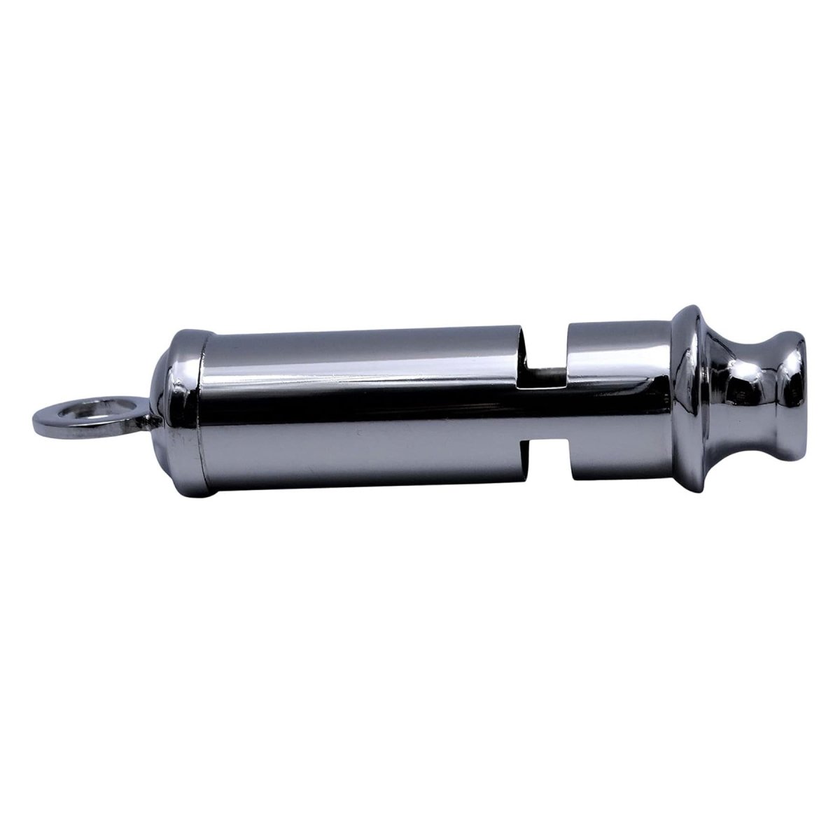 Mil-Tec Bobby Signal Whistle Nickel Nickel Plasso in ottone durevole grigio resistente