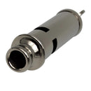Mil-Tec Bobby Signal Whistle Nickel Nickel Plasso in ottone durevole grigio resistente