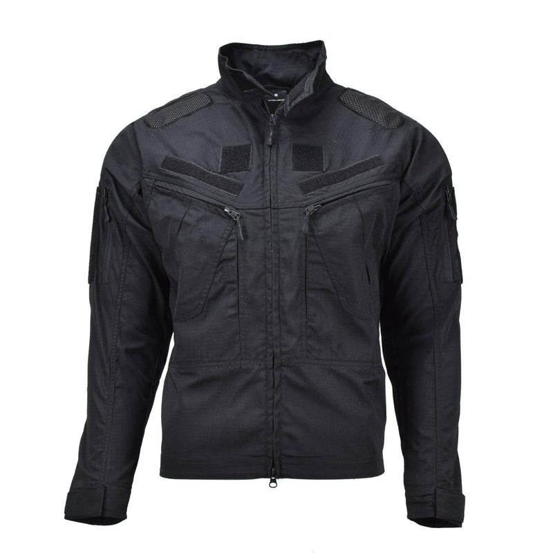 Mil-Tec Brand Army Style Black Chimera Jacket Black RIPSTOP Stretta camicie militari