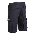 Mil-Tec Brand Army Style Prelavinata Black Moleskin Shorts leggero paracadutisti
