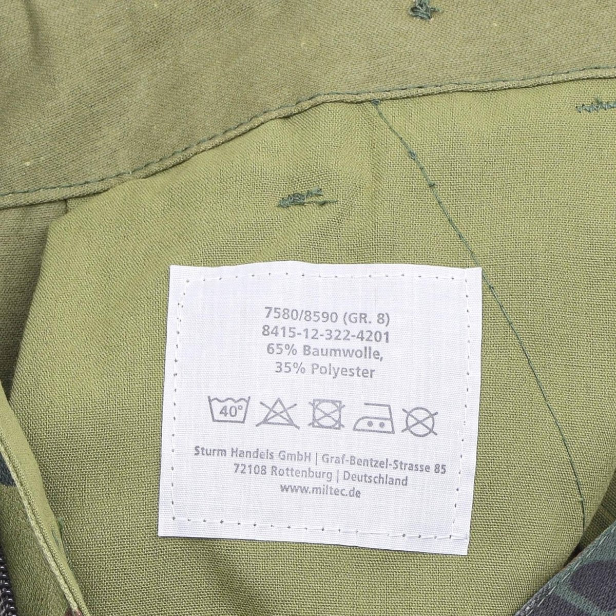 Mil-Tec marchio tedesco di qualità tedesco Flectarn camo mimetico pantaloni da campo cargo