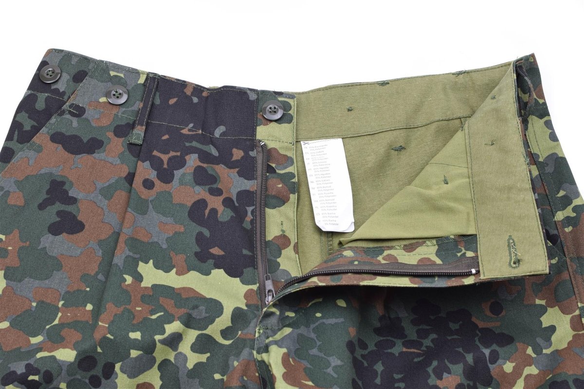 Mil-Tec marchio tedesco di qualità tedesco Flectarn camo mimetico pantaloni da campo cargo