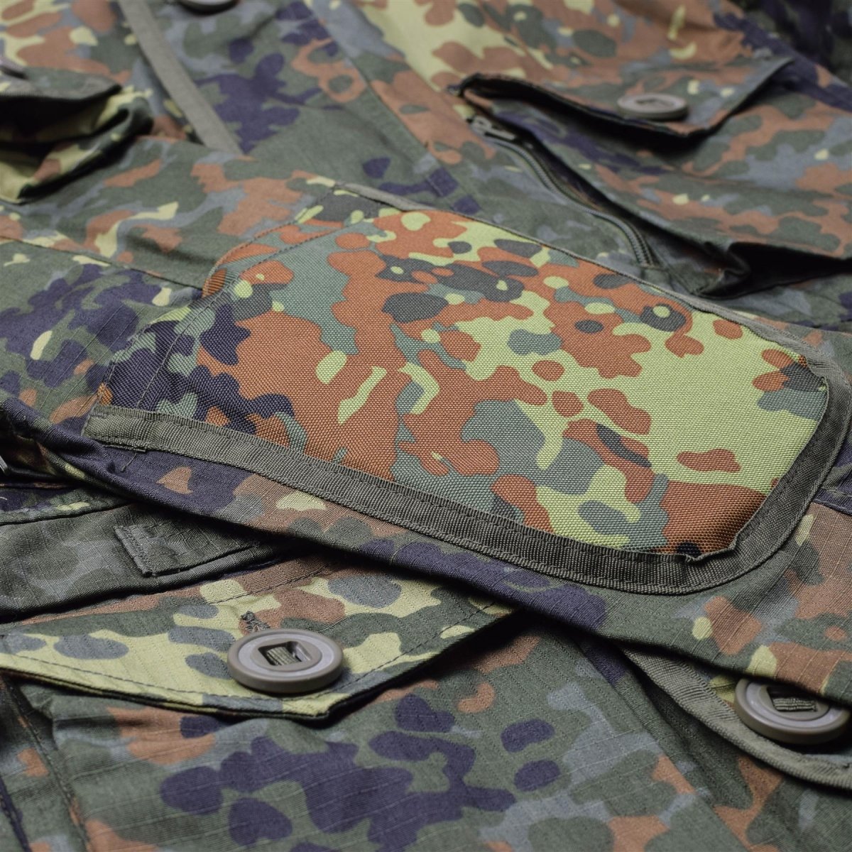 Giacca di marca MIL-TEC RIPSTOP SMOCK ESERCITO GERMANA FLECKTARN CAMA PARKA MEN'SUT