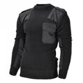 MIL-TEC Brand Men Swater Pullover tedesco Pullover Commando Jumper Black Wool