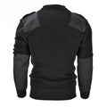 MIL-TEC Brand Men Swater Pullover tedesco Pullover Commando Jumper Black Wool