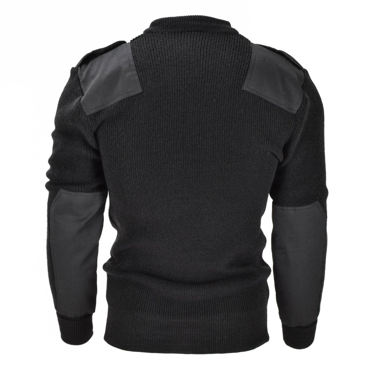 MIL-TEC Brand Men Swater Pullover tedesco Pullover Commando Jumper Black Wool