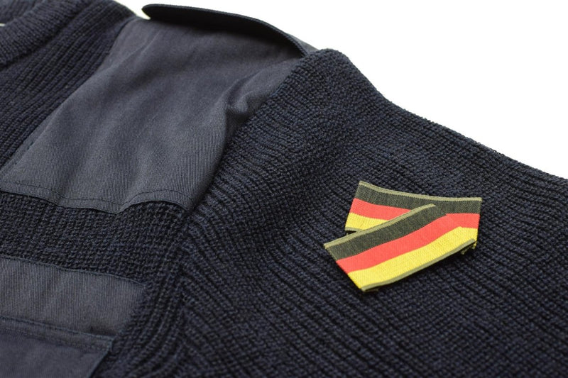 Mil - Tec brand Men Sweater German pullover Commando Jumper Navy Blue sweater Wool - GoMilitar