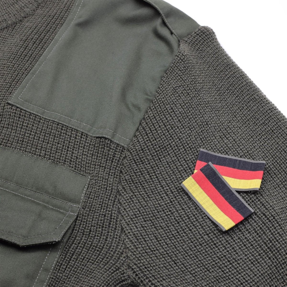 MIL-TEC Brand Men Swater Pullover tedesco Pullover Commando Jumper Olive OD Wool