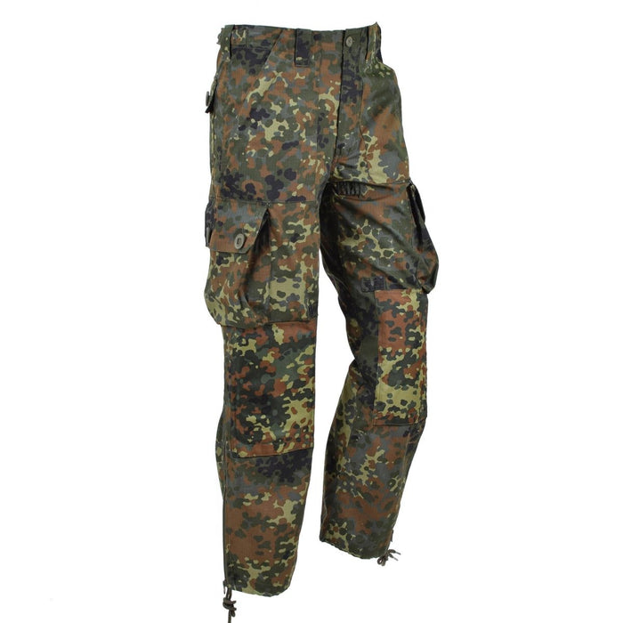 Mil-Tec Brand Pantaloni da commando BDU flecktarn stile militare in ripstop leggero - GoMilitar
