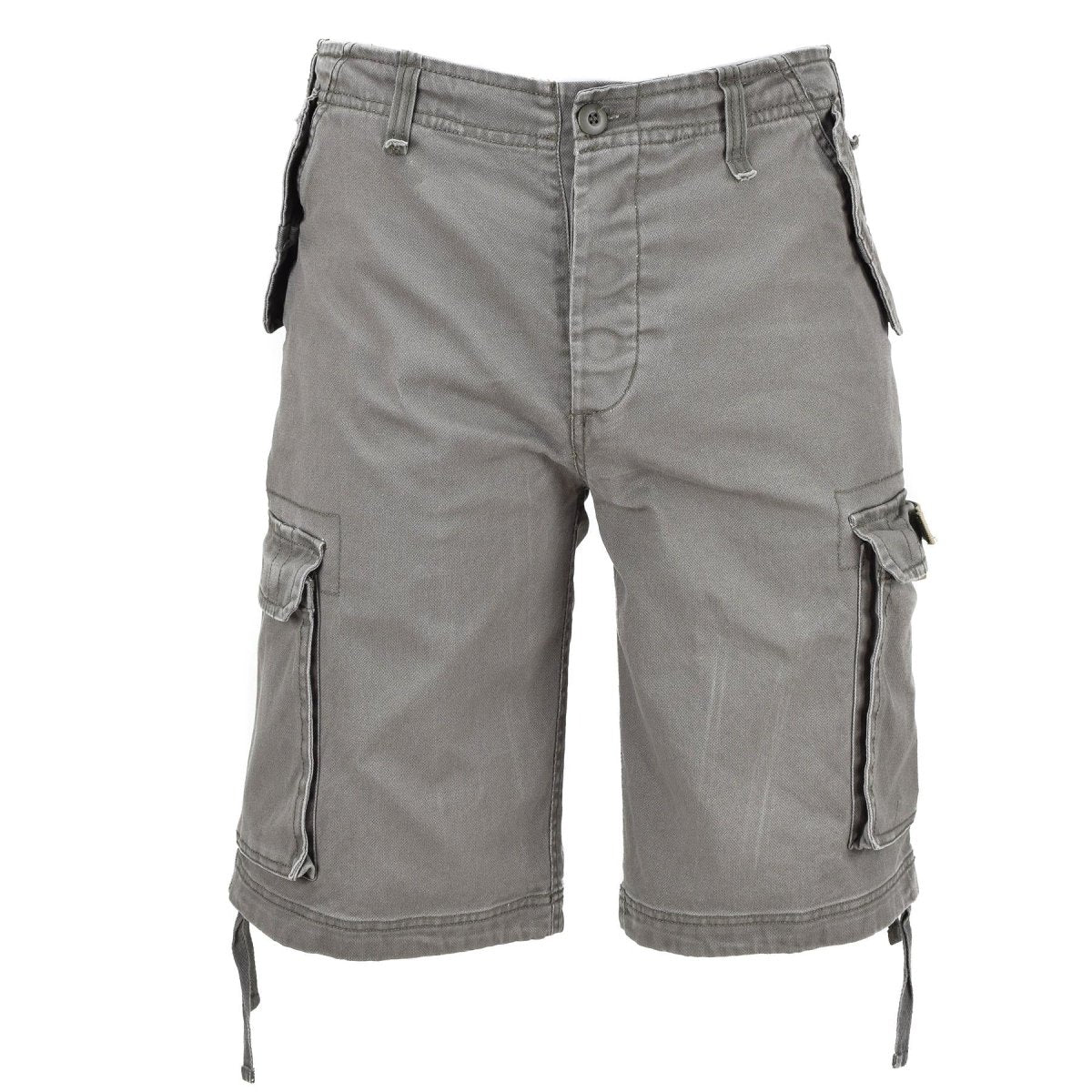 MIL-TEC Brand in stile militare Olive prelavate Moleskin Paravoloper Cargo Shorts