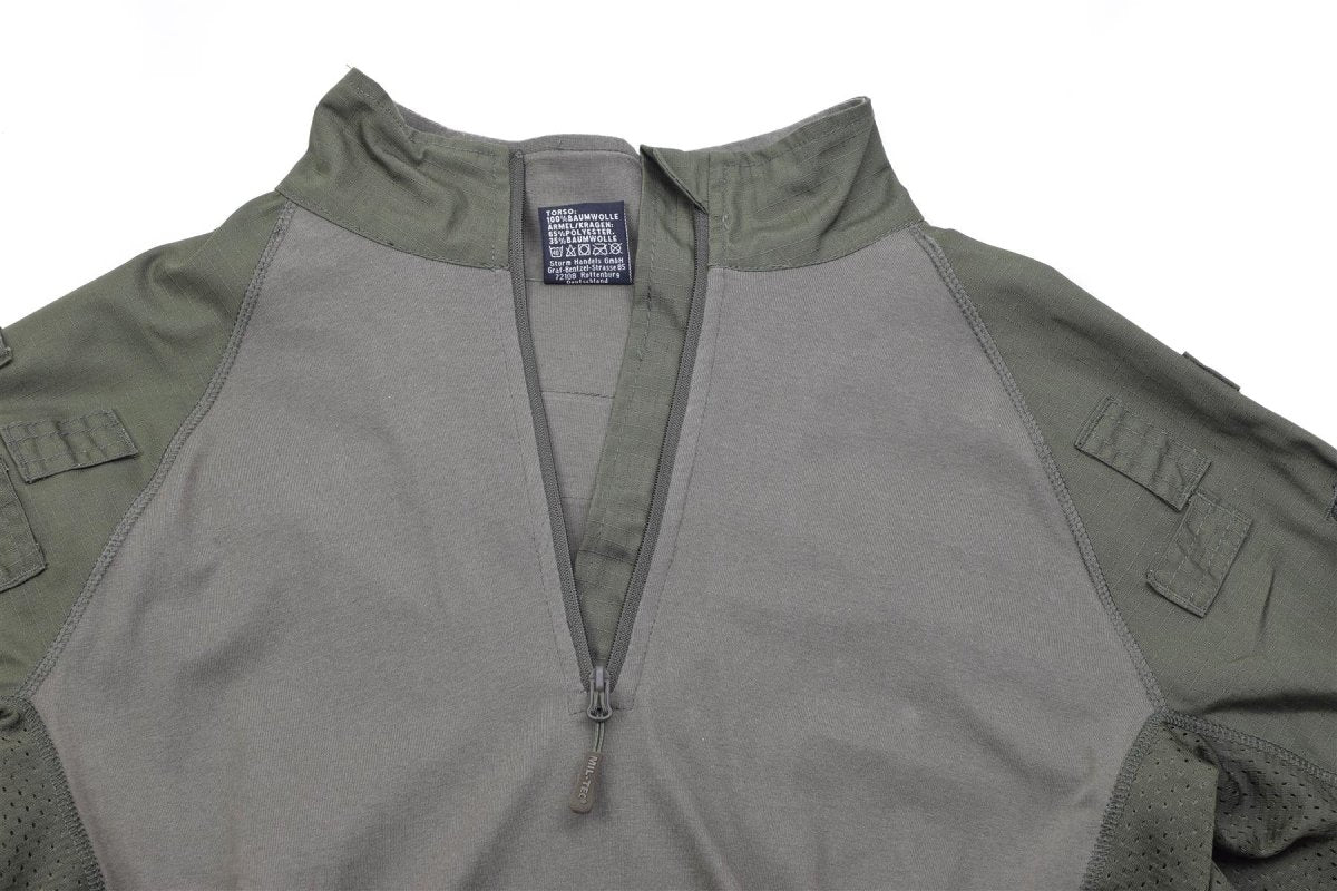 Mil-Tec Brand Military Style Olive Tactical Field Troops Combat Shirt Tipo 2