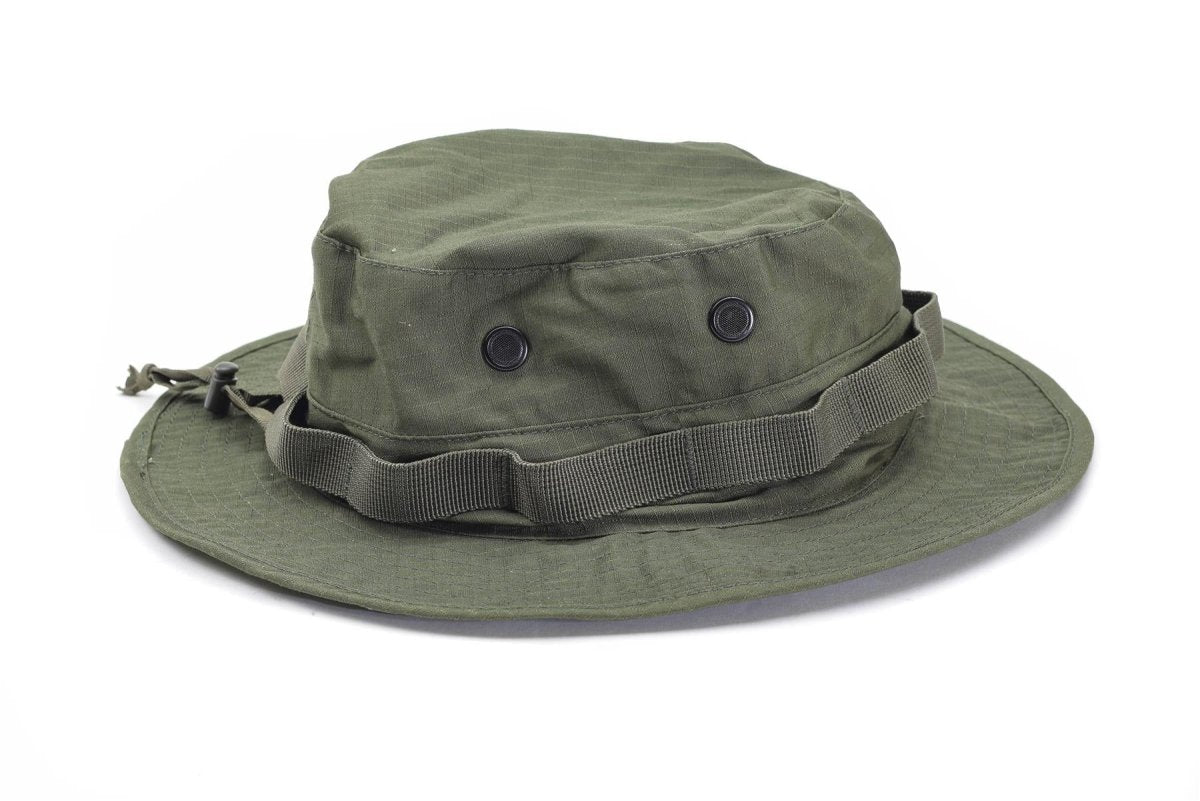 Mil-Tec Brand Military Style Ripstop Olive Boonie Cappello Lightweight Camping Cap