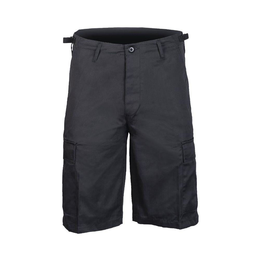 Truppe di stile militare del marchio Mil-Tec Bermuda Combatti Shorts Army Shorts Black