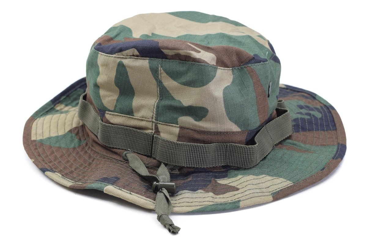 Mil-Tec Brand Military Style Woodland Lightweight Boonie Hat Cap Army Army