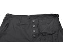 Mil-Tec Brand U.S. Army style black cargo trousers combat uniform ripstop pants - GoMilitar