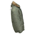 Mil-Tec Brand U.S. Style Military Aviator Parka N3B Furx Furx Hooded Olive Nuovo
