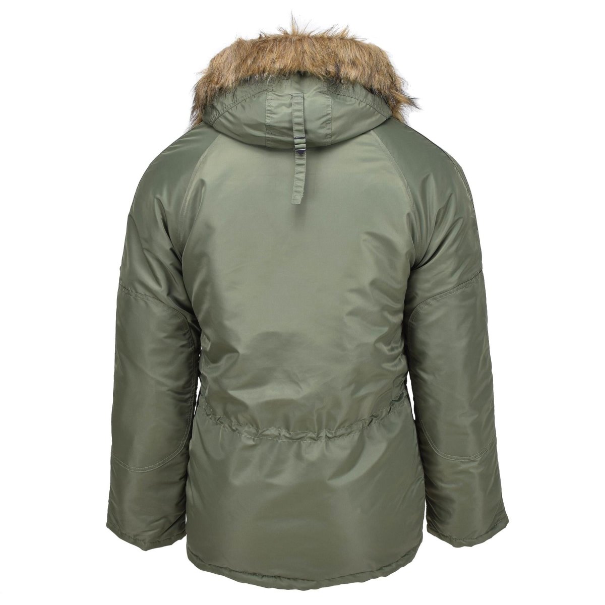 Mil-Tec Brand U.S. Style Military Aviator Parka N3B Furx Furx Hooded Olive Nuovo