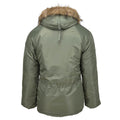 Mil-Tec Brand U.S. Style Military Aviator Parka N3B Furx Furx Hooded Olive Nuovo
