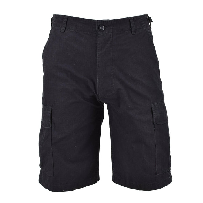 Bermuda leggeri prelavati neri di marca Mil - Tec stile militare americano - GoMilitar
