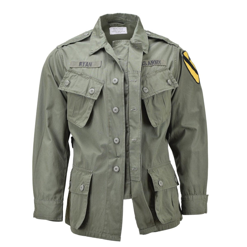 Mil-Tec Brand U.S. Style Military OD M64 Vietnam Jungle Giacca BDU leggero