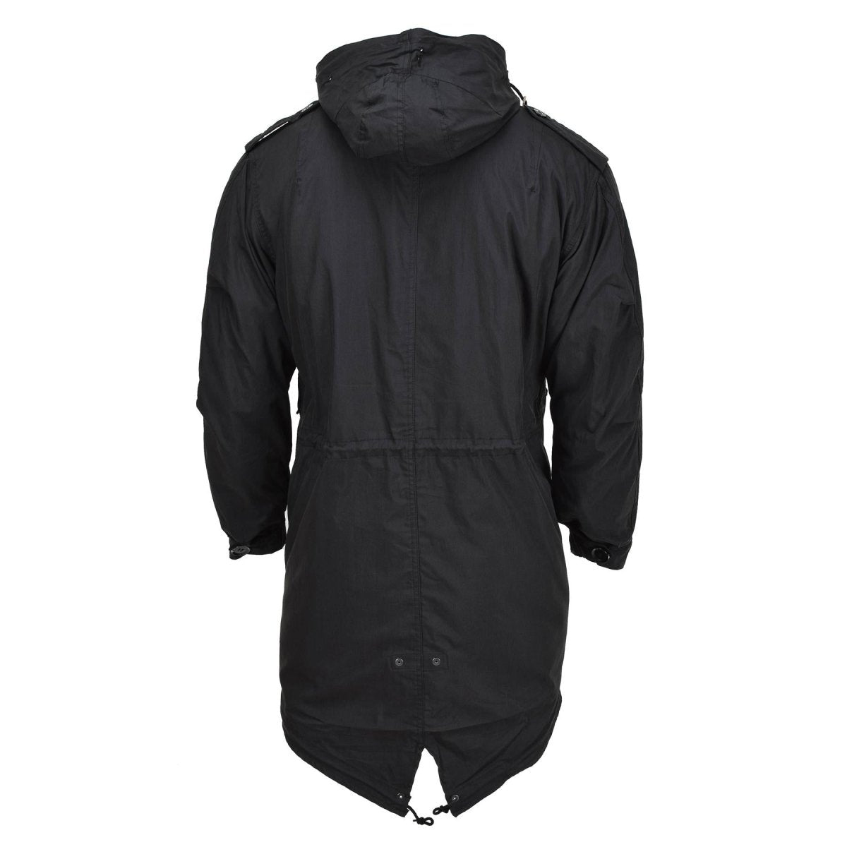 Mil-Tec Brand U.S. Style Military Parka M51 Shell Hooded Quilted Liner Black Nuovo