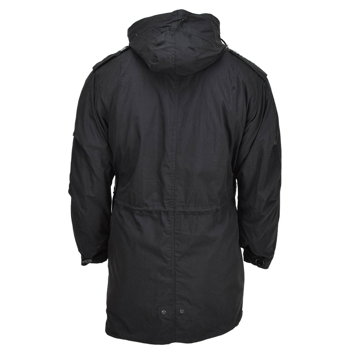 Mil-Tec Brand U.S. Style Military Parka M51 Shell Hooded Quilted Liner Black Nuovo